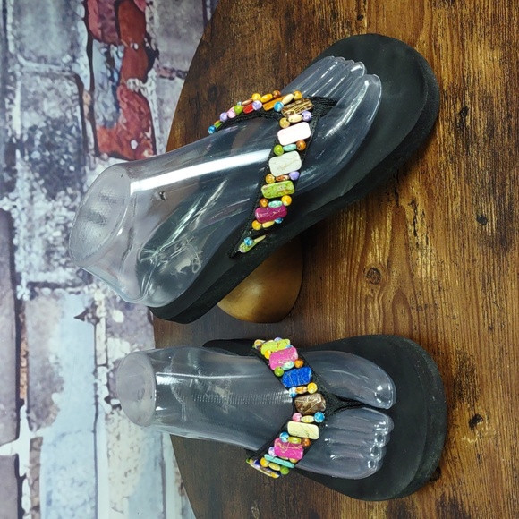 Corkys Overboard Flip Flop Metallic Gold main image 1